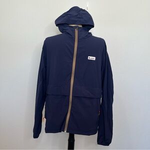 Cotopaxi Men's Navy Raincoat, size Large